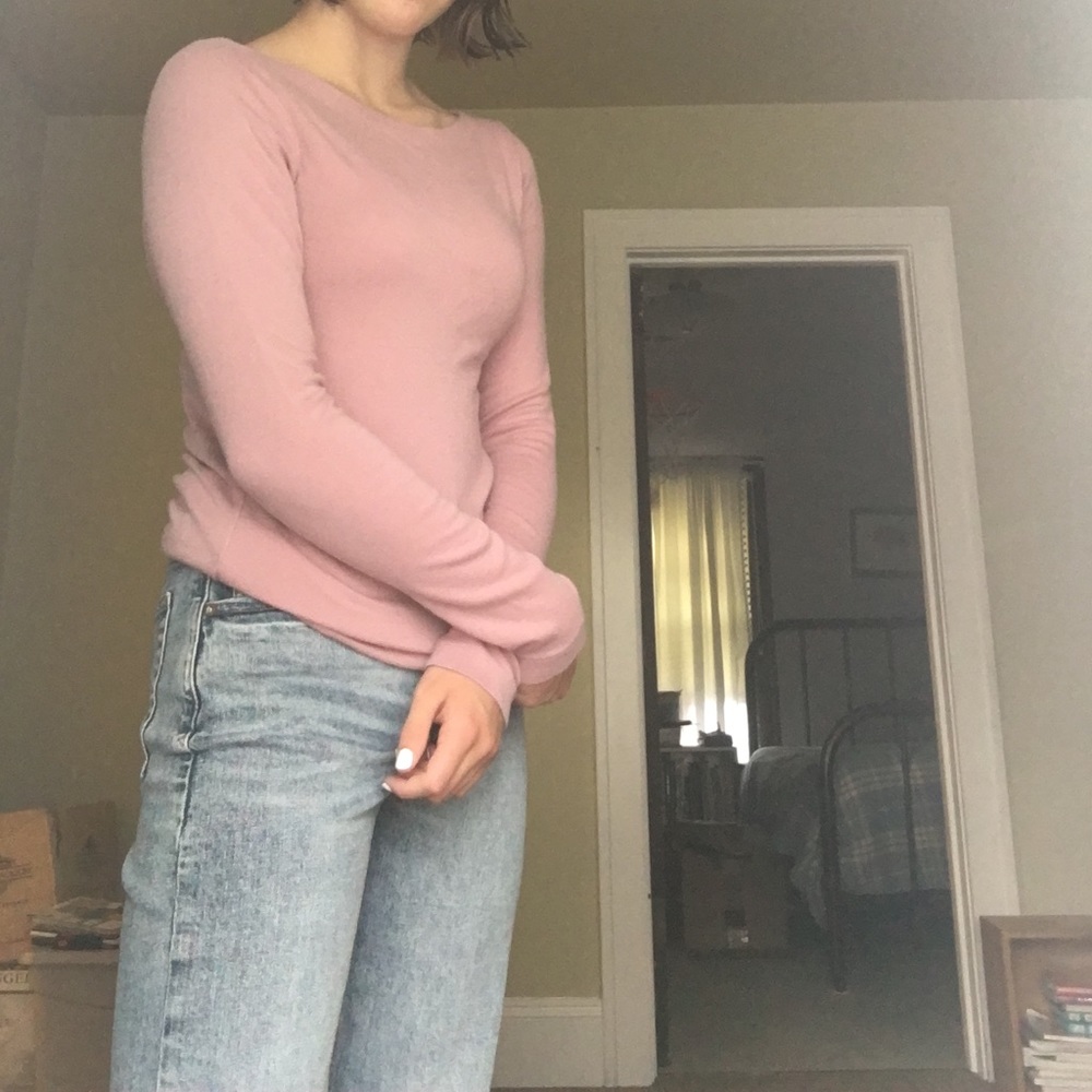 MUST GO: GAP Pink Boatneck Modern Shirt